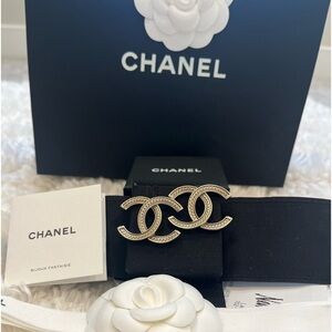 ❌SOLD❌CHANEL 24B XXL Gold CC Logo stud earrings - Brand NEW with TAGS & RECEIPT!